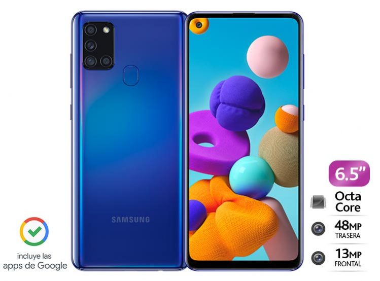 SAMSUNG GALAXY A21S 128GB AZUL